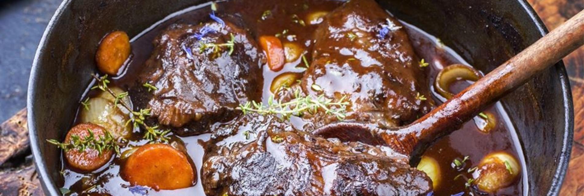 Slow Cooked Beef Cheeks