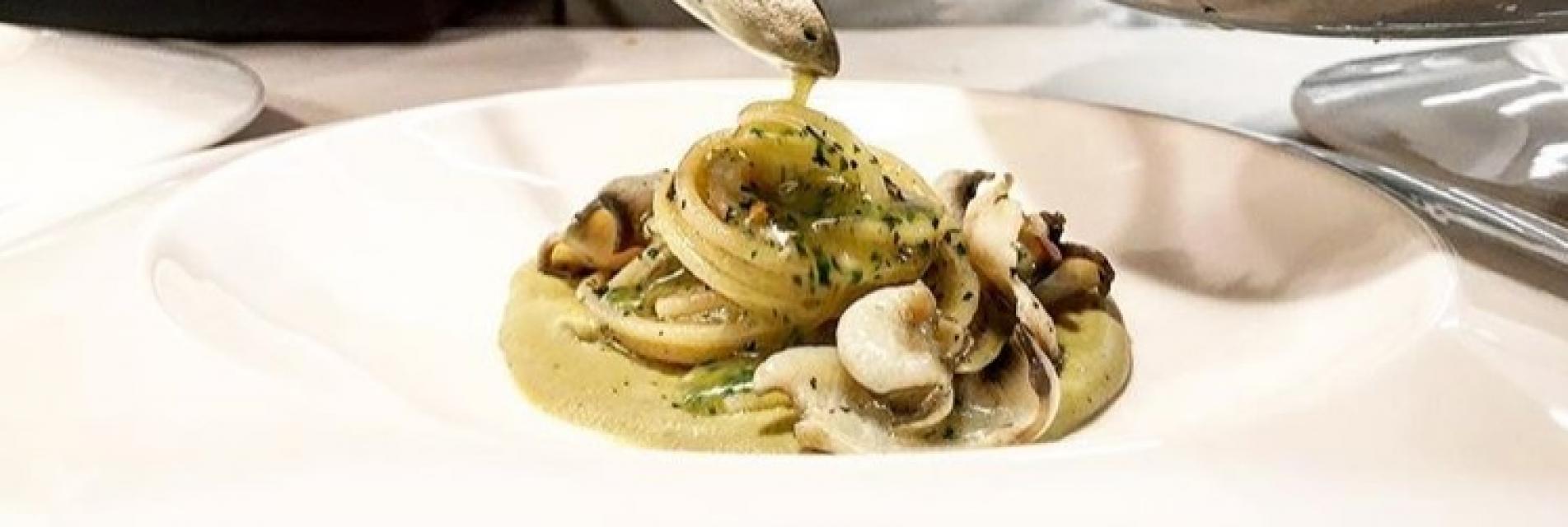 Helena Bay Spaghetti Aglio Olio Peperoncino with sauteed Paua